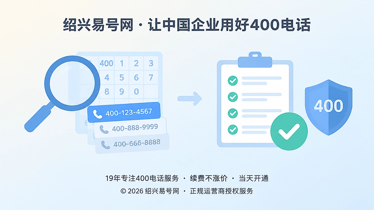 2026年400电话选号指南：先做数字尽调，再确定长期品牌号码